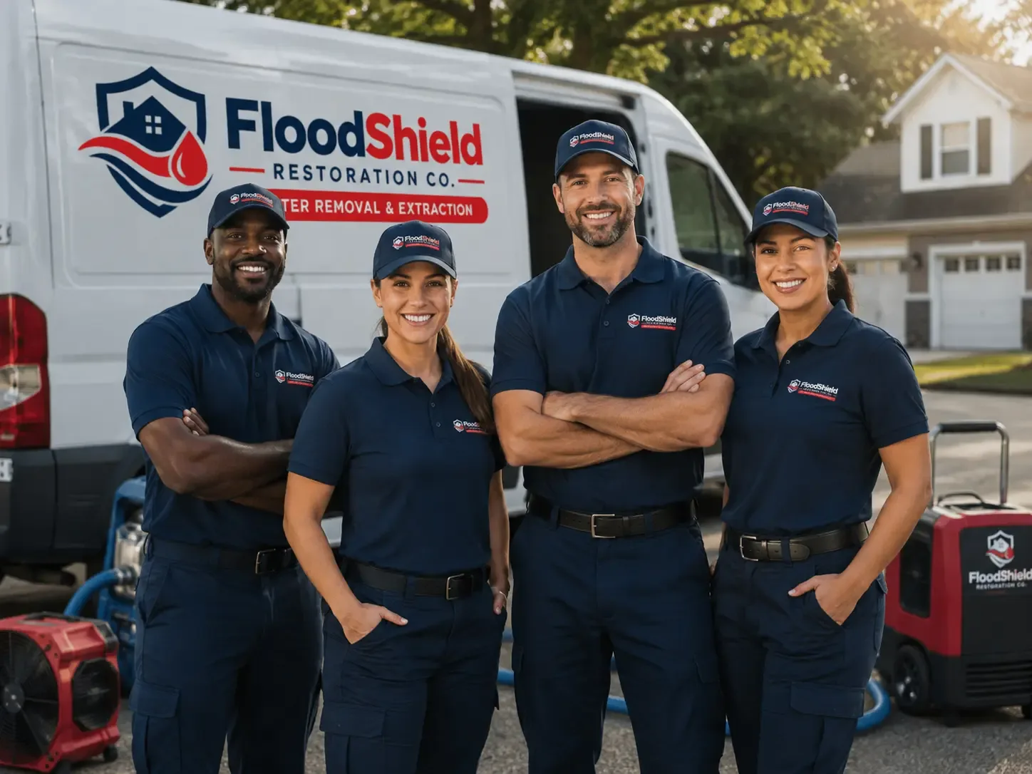 Flood Damage Restoration company in Burlington, PA